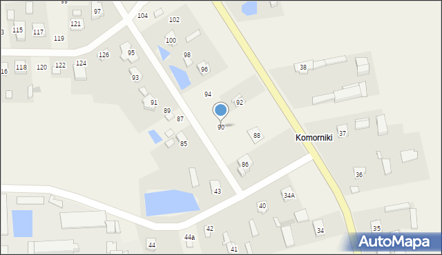 Gorczyn, Gorczyn, 90, mapa Gorczyn