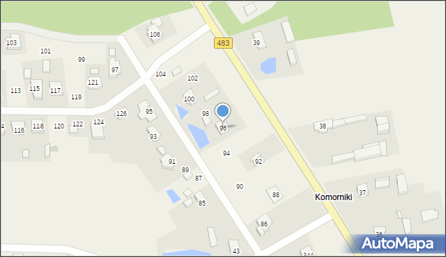 Gorczyn, Gorczyn, 96, mapa Gorczyn