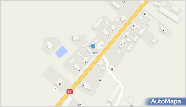 Górczyna, Górczyna, 1B, mapa Górczyna