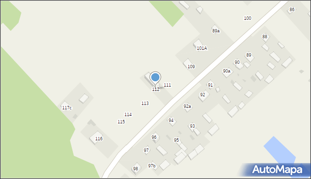 Górecko Stare, Górecko Stare, 112, mapa Górecko Stare