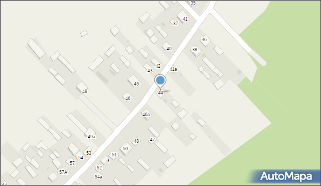 Górecko Stare, Górecko Stare, 44, mapa Górecko Stare