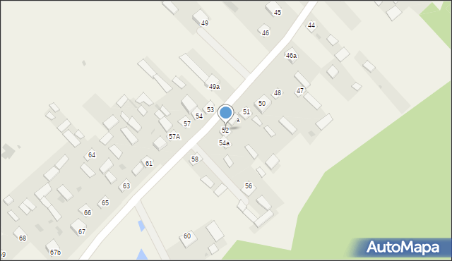 Górecko Stare, Górecko Stare, 52, mapa Górecko Stare