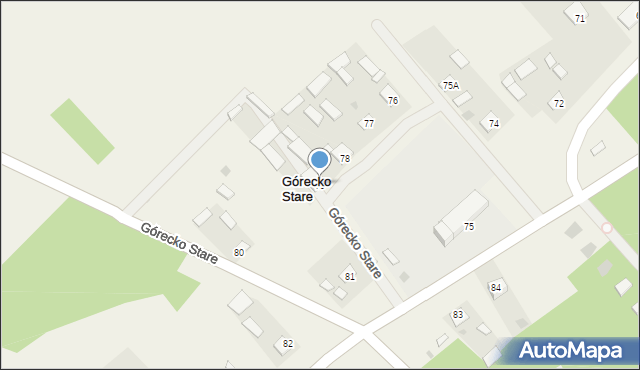 Górecko Stare, Górecko Stare, 79, mapa Górecko Stare