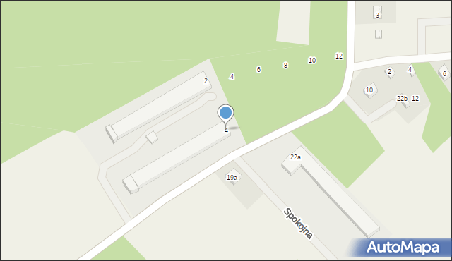 Goręczyno, Goręczyno, 4, mapa Goręczyno
