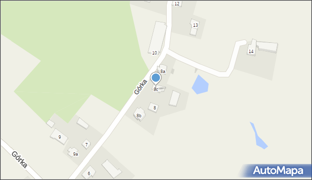 Górka, Górka, 8c, mapa Górka