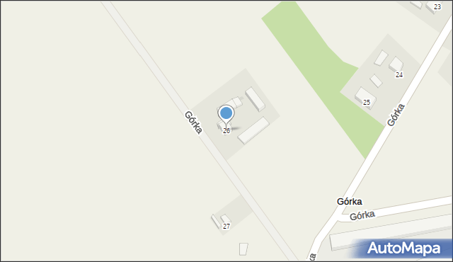 Górka, Górka, 26, mapa Górka