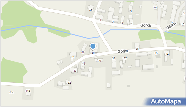 Górka, Górka, 40, mapa Górka