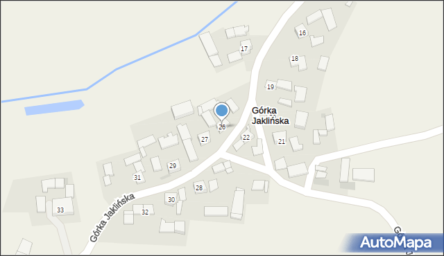Górka Jaklińska, Górka Jaklińska, 26, mapa Górka Jaklińska