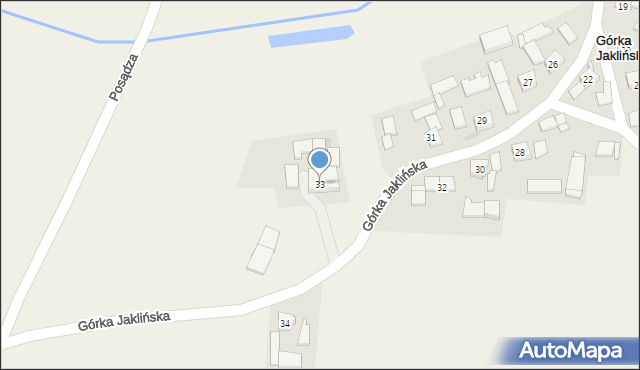 Górka Jaklińska, Górka Jaklińska, 33, mapa Górka Jaklińska