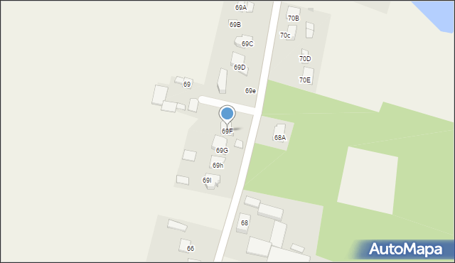 Górka Pabianicka, Górka Pabianicka, 69F, mapa Górka Pabianicka