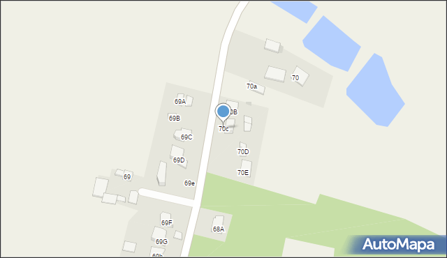 Górka Pabianicka, Górka Pabianicka, 70c, mapa Górka Pabianicka