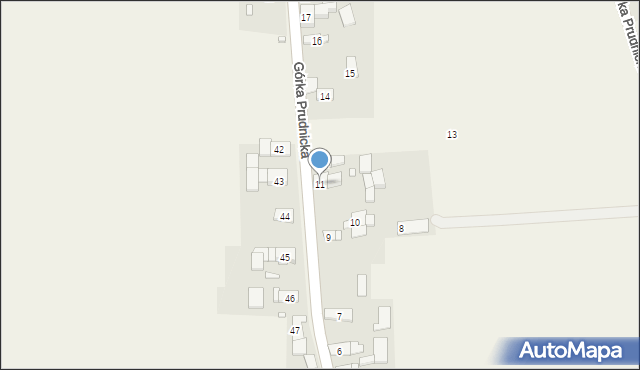 Górka Prudnicka, Górka Prudnicka, 11, mapa Górka Prudnicka