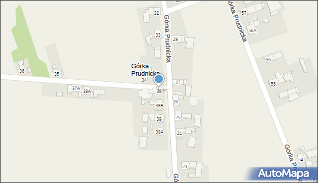 Górka Prudnicka, Górka Prudnicka, 38, mapa Górka Prudnicka