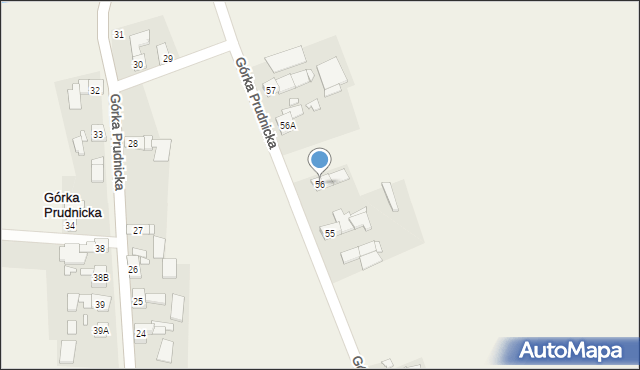 Górka Prudnicka, Górka Prudnicka, 56, mapa Górka Prudnicka