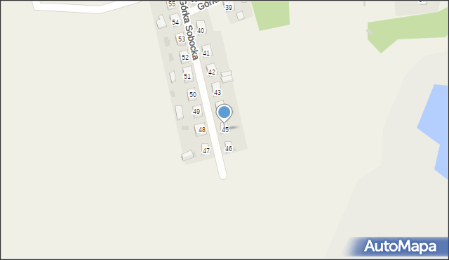 Górka Sobocka, Górka Sobocka, 45, mapa Górka Sobocka