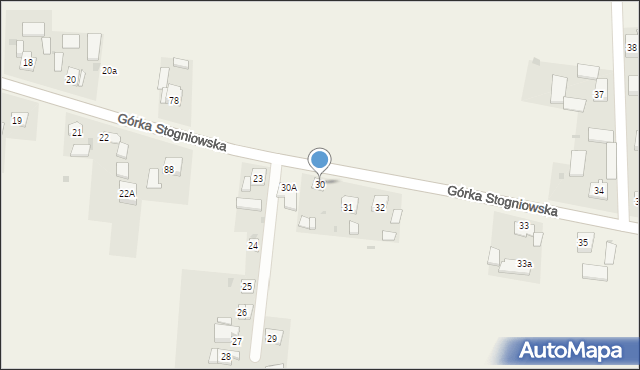 Górka Stogniowska, Górka Stogniowska, 30, mapa Górka Stogniowska