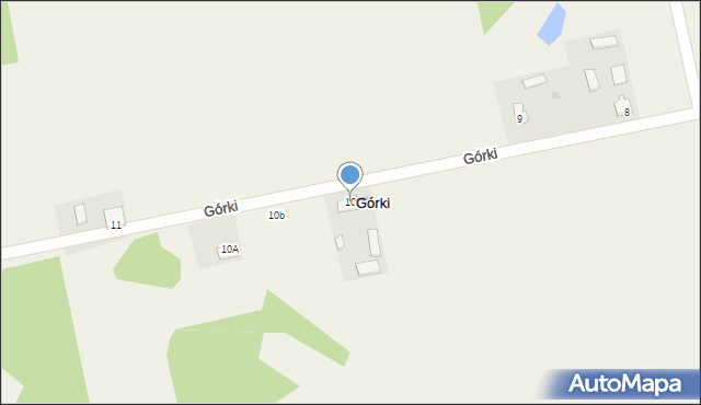 Górki, Górki, 10, mapa Górki