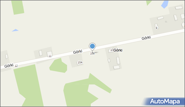 Górki, Górki, 10b, mapa Górki