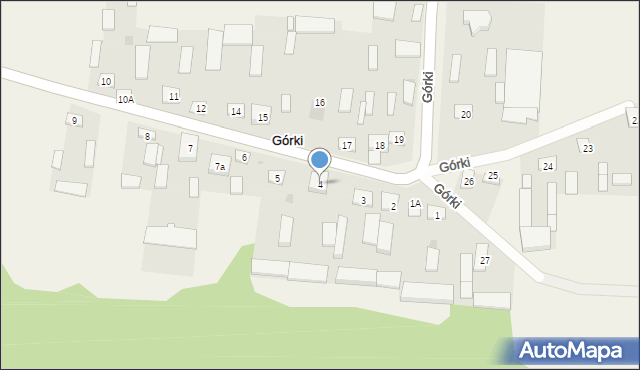 Górki, Górki, 4, mapa Górki
