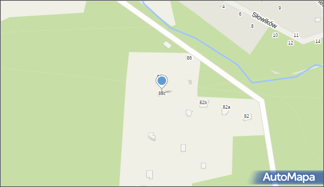 Górki, Górki, 88c, mapa Górki