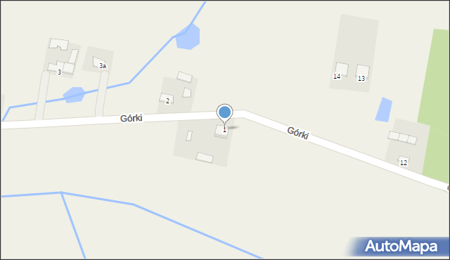 Górki, Górki, 1, mapa Górki