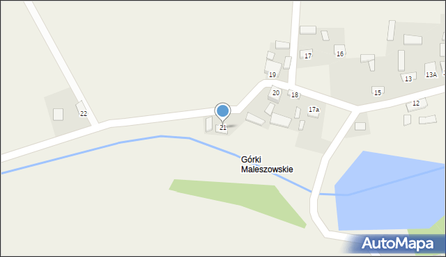 Górki, Górki, 21, mapa Górki