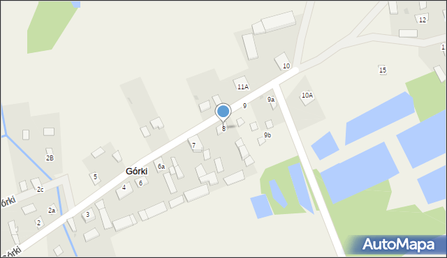 Górki, Górki, 8, mapa Górki