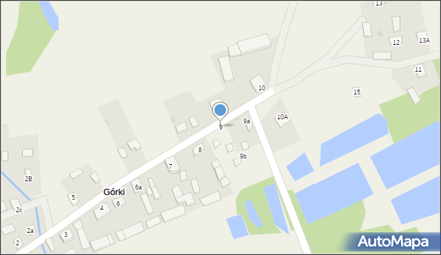 Górki, Górki, 9, mapa Górki