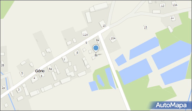 Górki, Górki, 9b, mapa Górki
