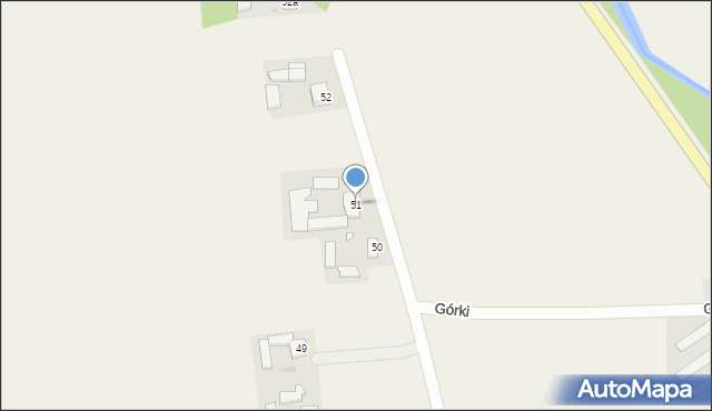 Górki, Górki, 51, mapa Górki