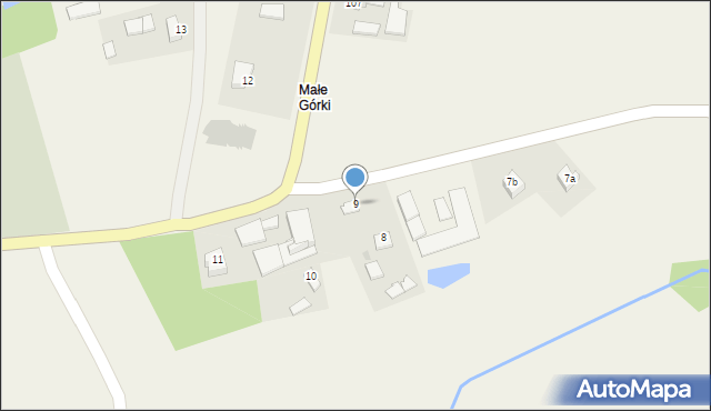 Górki, Górki, 9, mapa Górki