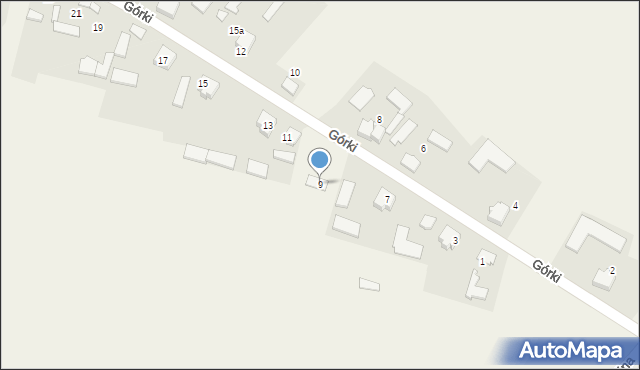 Górki, Górki, 9, mapa Górki