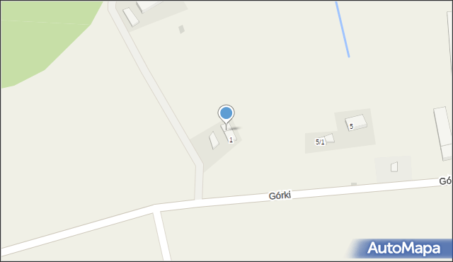 Górki, Górki, 1/2, mapa Górki