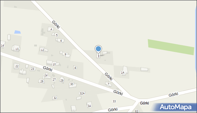 Górki, Górki, 1, mapa Górki
