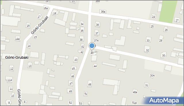 Górki-Grubaki, Górki-Grubaki, 40, mapa Górki-Grubaki