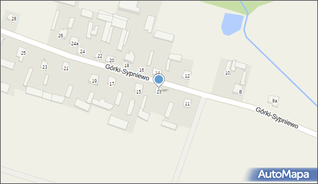 Górki-Sypniewo, Górki-Sypniewo, 13, mapa Górki-Sypniewo