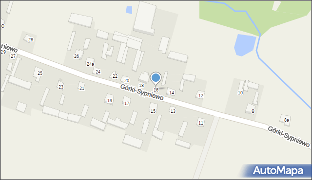 Górki-Sypniewo, Górki-Sypniewo, 16, mapa Górki-Sypniewo