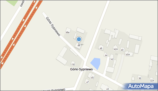 Górki-Sypniewo, Górki-Sypniewo, 48, mapa Górki-Sypniewo