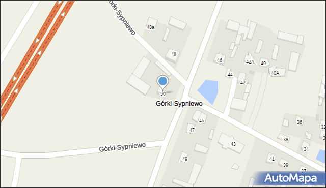 Górki-Sypniewo, Górki-Sypniewo, 50, mapa Górki-Sypniewo