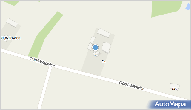 Górki-Witowice, Górki-Witowice, 7, mapa Górki-Witowice