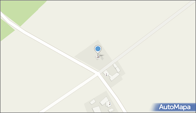 Górki Zagajne, Górki Zagajne, 1a, mapa Górki Zagajne