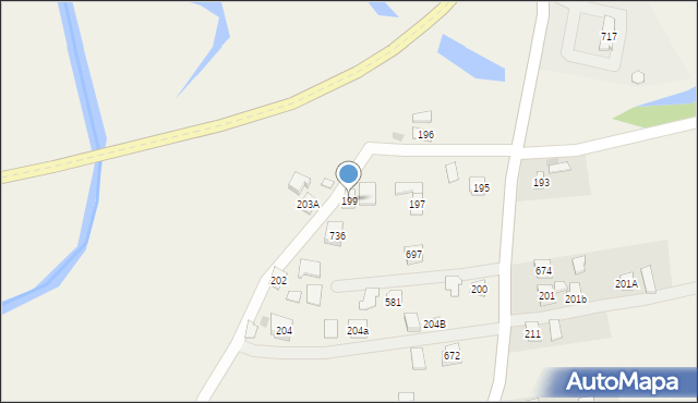 Gorliczyna, Gorliczyna, 199, mapa Gorliczyna