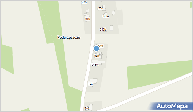 Gorliczyna, Gorliczyna, 548, mapa Gorliczyna