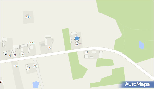 Górna Wola, Górna Wola, 28, mapa Górna Wola