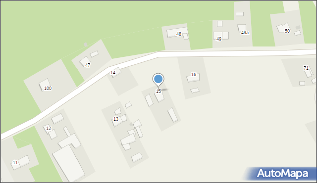 Górne Wymiary, Górne Wymiary, 15, mapa Górne Wymiary