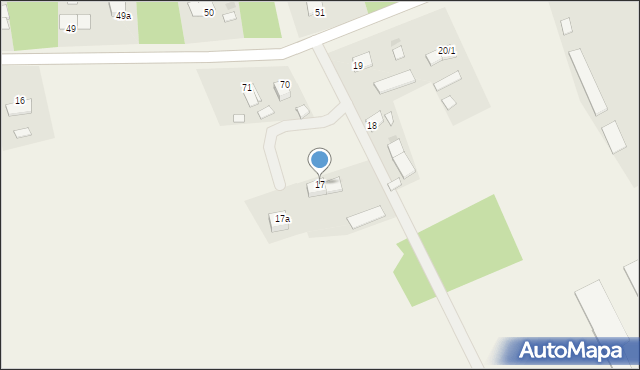 Górne Wymiary, Górne Wymiary, 17, mapa Górne Wymiary