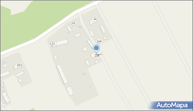 Górne Wymiary, Górne Wymiary, 22B, mapa Górne Wymiary