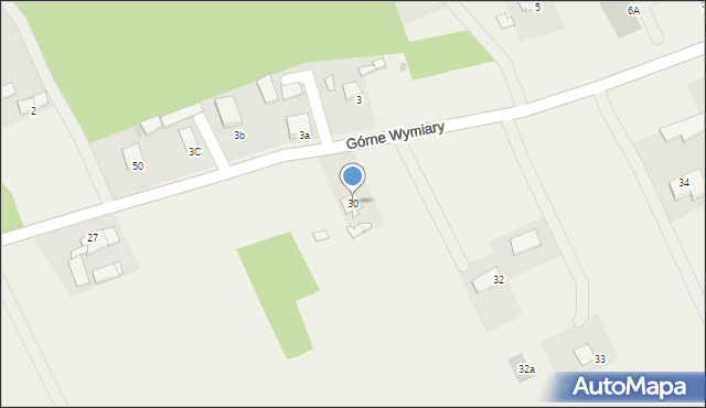 Górne Wymiary, Górne Wymiary, 30, mapa Górne Wymiary