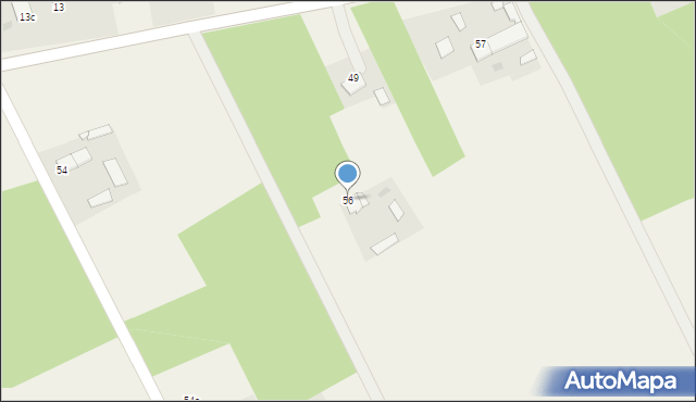 Górne Wymiary, Górne Wymiary, 56, mapa Górne Wymiary