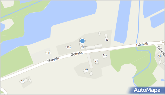 Górniak, Górniak, 33, mapa Górniak